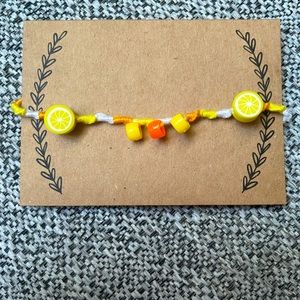 Summer Lemonade Bracelet (Handmade)